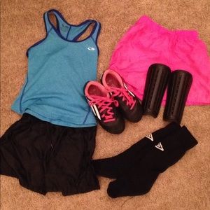 Size 13 girls soccer cleats lot